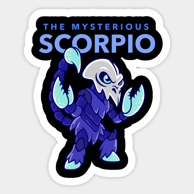 Scorpio The Mysterious Zodiac Sign Sticker by Science Puns